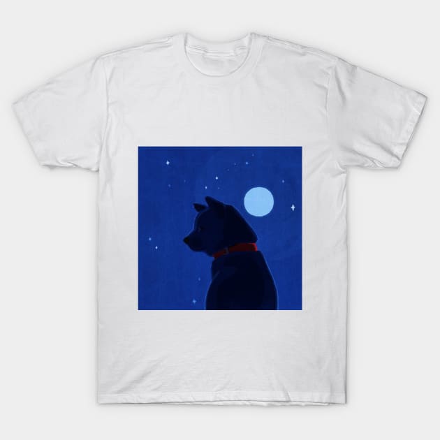 night doggy T-Shirt by unremarkable